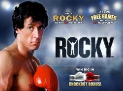 Imagem de abertura da slot virtual Rocky