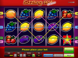 jogar slots Sizzling Hot Deluxe grátis