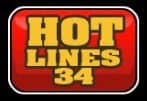 Símbolo do Jogo Bônus - Logo do caça-níqueis de cassino grátis Hotlines 34