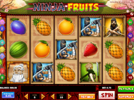 Jogar caça-níqueis Ninja Fruits grátis
