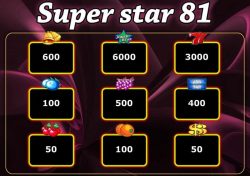 Caça-níqueis  grátis Super Star 81- tabela de pagamento