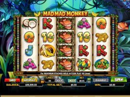 Caça-níqueis de cassino online grátis Mad Mad Monkey