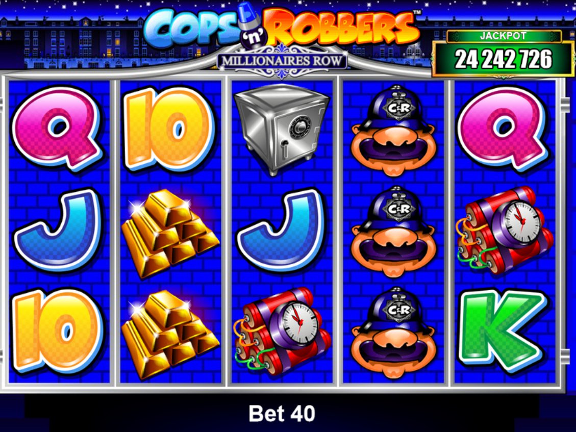 Slots de bonus gratuitos Cops ‘n’ Robbers – Millionaires Row