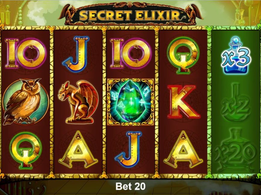 Caça-níqueis de cassino online Secret Elixir sem depósito