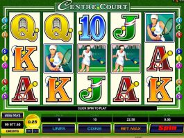 Jogue o caça-níqueis online grátis Centre Court