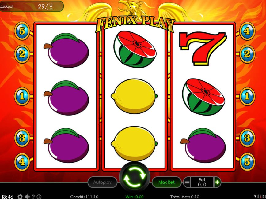 Caça-níqueis grátis online Fenix Play