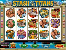 Caça-níqueis de cassino online grátis Stash of the Titans
