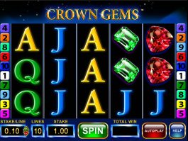 Giros de jogo caça-níqueis de cassino Crown Gems