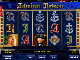 Caça-níqueis grátis Admiral Nelson sem depósito