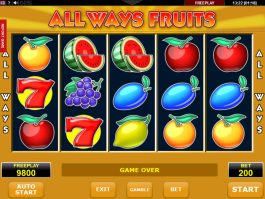 Jogo sem download All Ways Fruits sem depósito