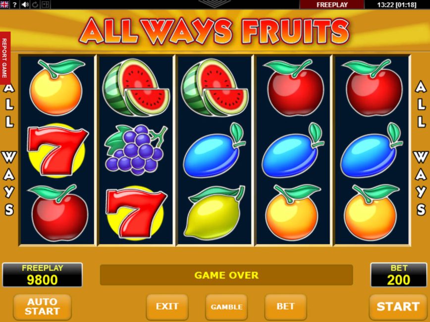 Jogo sem download All Ways Fruits sem depósito
