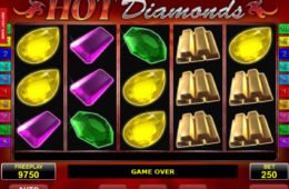 Imagem do jogo de cassino online Hot Diamonds