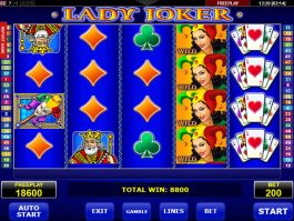 Caça-níqueis online grátis Lady Joker