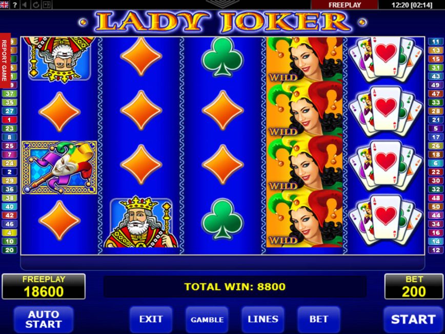 Caça-níqueis online grátis Lady Joker