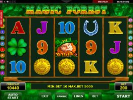 Jogo de cassino online grátis Magic Forest
