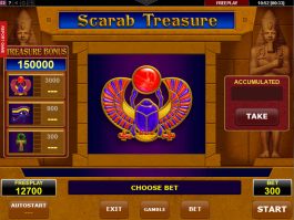 Jogo caça-níqueis grátis online Scarab Treasure online