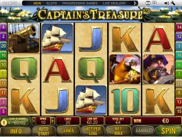 Jogo sem depósito online Captain's Treasure Pro da Playtech