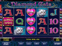 Jogo online sem depósito Diamond Cats