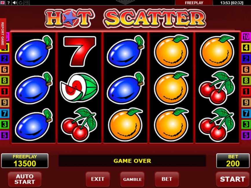 Caça-níqueis de cassino grátisHot Scatter