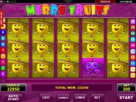 Merry Fruits online da Amatic