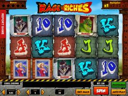 Caça-níqueis de cassino grátis Rage to Riches da Play'n Go