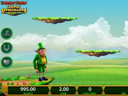 Caça-níqueis online grátis Rainbow Riches Leapin' Leprechauns