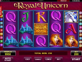 Jogue grátis o jogo caça-níqueis Royal Unicorn sem depósito