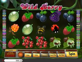 Foto do caça-níqueis de cassino jogo Curinga Berry