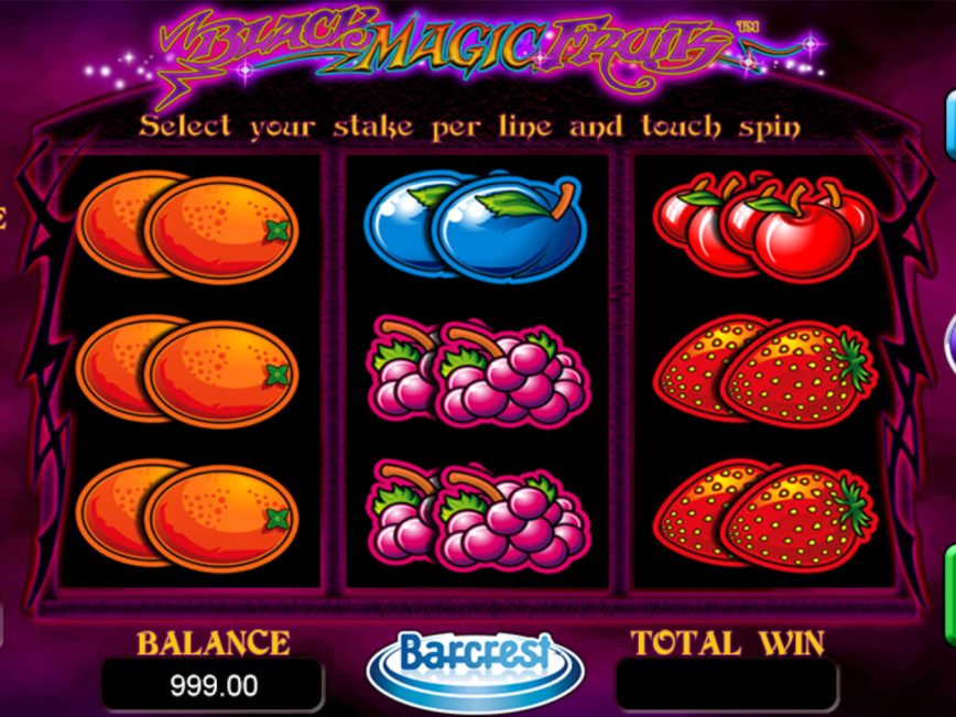 Jogo de cassino grátis Black Magic Fruits online