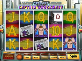 Jogue o jogo caça-níqueis online Captain Shockwave