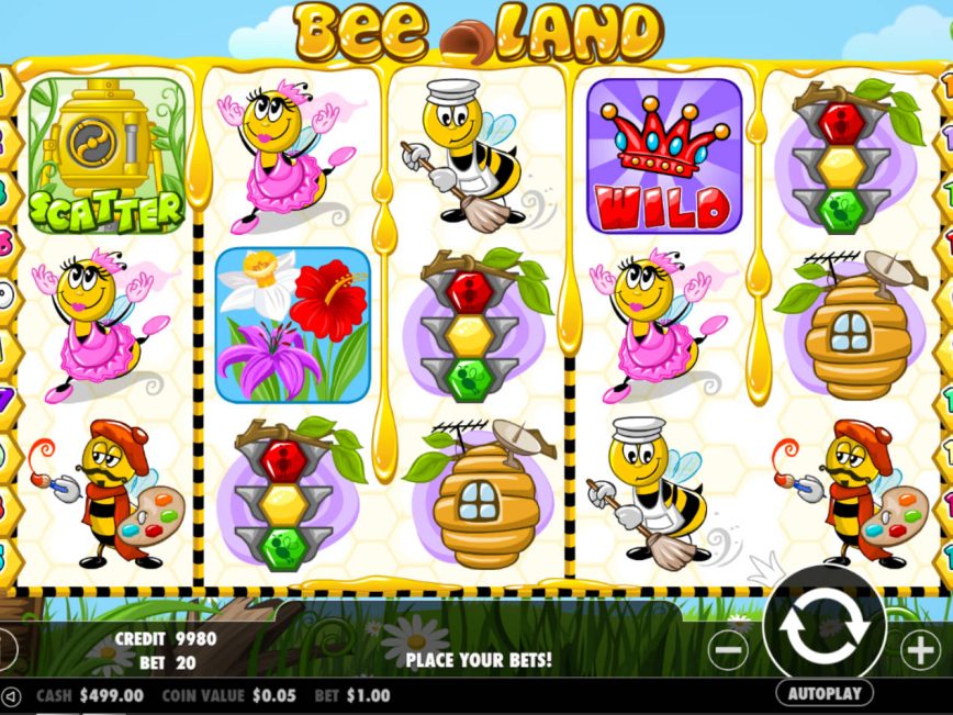 Caça-níqueis online grátis Bee Land