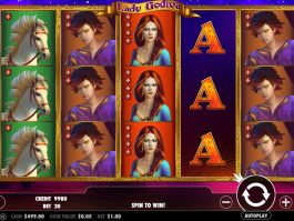 Caça-níqueis online para diversão Lady Godiva