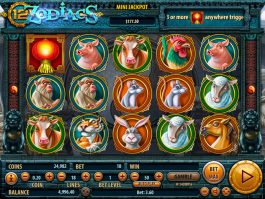 Jogo sem download 12 Zodiacs da Habanero