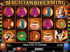 Caça-níqueis sem depósito Magician Dreaming
