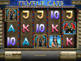 Jogo caça-níqueis online grátis Temple Cats