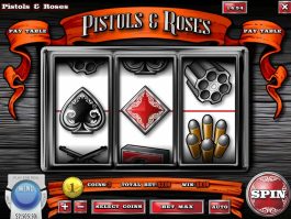 Gire o jogo de cassino grátis Pistols and Roses