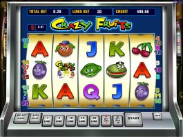 Jogue grátis o jogo de cassino online Crazy Fruits
