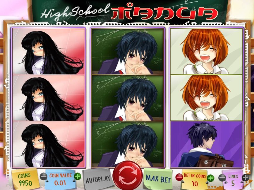 Jogo online grátis High School Manga