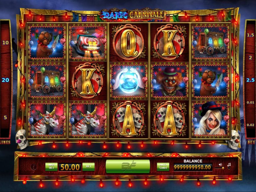 Uma foto do jogo Dark Carnivale online