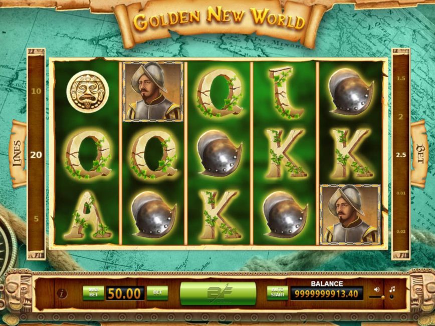 Jogo caça-níqueis sem depósito Golden New World