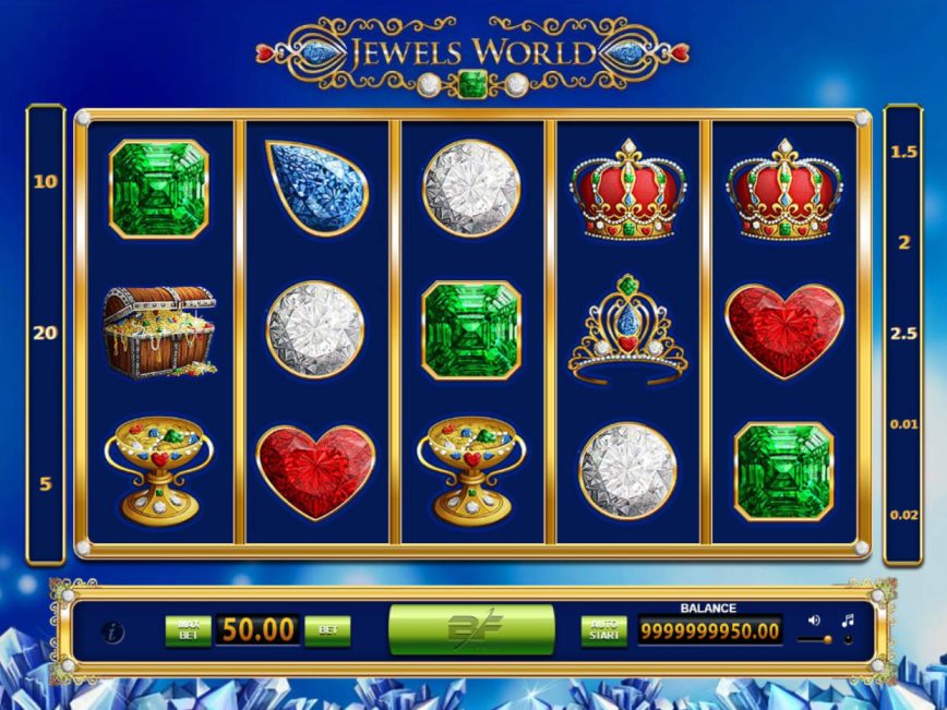 Jogo grátis online Jewels World