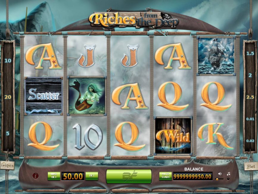 Jogue o caça-níqueis grátis Riches from the Deep