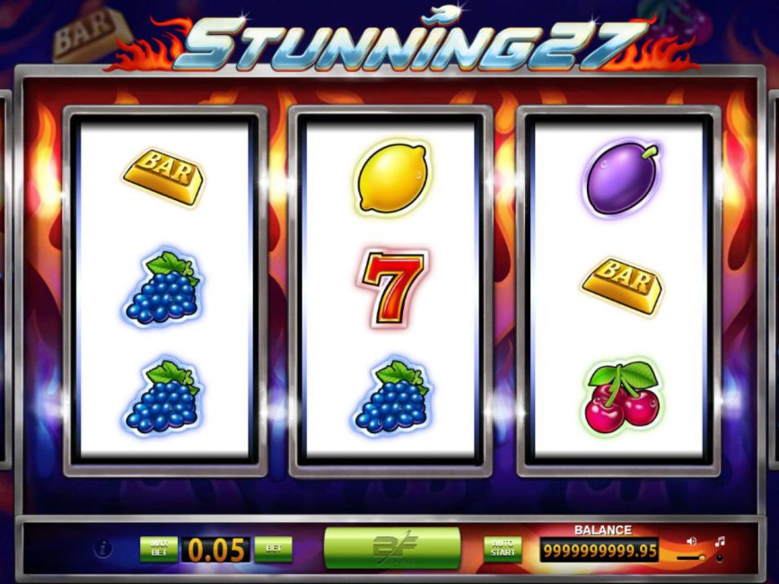 Jogo caça-níqueis de cassino Stunning 27