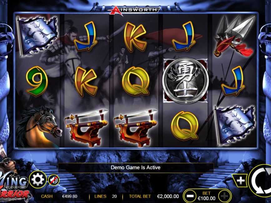 Jogue a máquina de caça-níqueis de casino Ming Warrior online