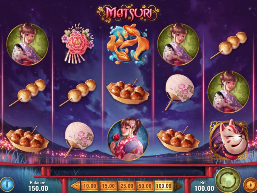 Jogo de caça-níqueis sem registro Matsuri