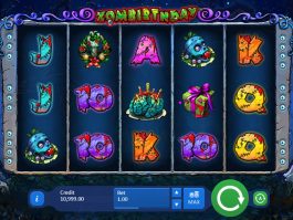 Jogue esse jogo online gratuito de caça níquel Zombirthday